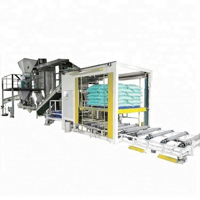 Industriële palletmachine met een hoge capaciteit voor 12000 kg en voor het verwerken van diervoederzakken
