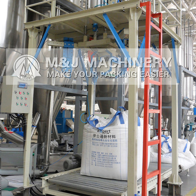 Gemakkelijk te bedienen PLC-systeem 1 ton cement Big Bag Filling Machine voor nauwkeurigheid Filling