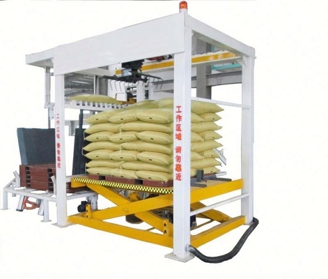 Aanpasbare en automatische voederpalletiser voor zakinstallaties 4100mm*1600mm*1450mm