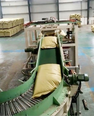 Aanpasbare en automatische voederpalletiser voor zakinstallaties 4100mm*1600mm*1450mm