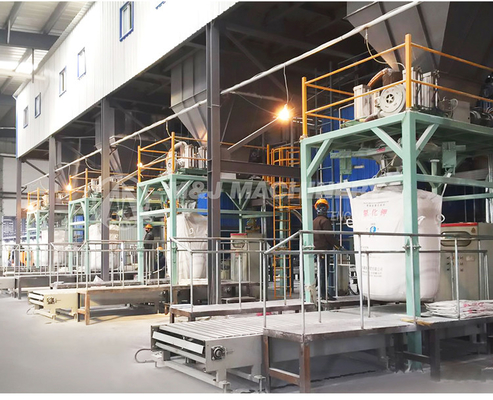 1000 kg poeder ton grote zak vulmachine met stand-up pouch verpakking efficiëntie