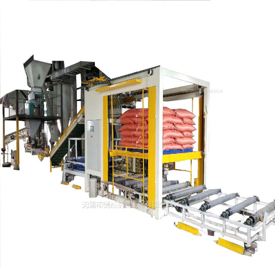 Automatische palletiser voor cementrijstzakjes na service inbegrepen
