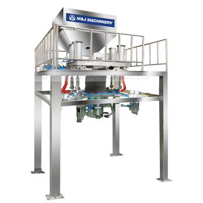 Automatische verpakkingsmachine voor het vullen van zout met jumbo-zakken in plastic verpakkingen