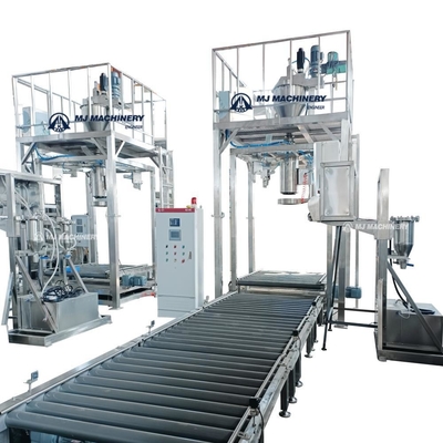 110V Sand Big Bulk Bag Granular Semi Auto Filling Machine met PLC Bulk Sand Bagging Equipment 450 KG