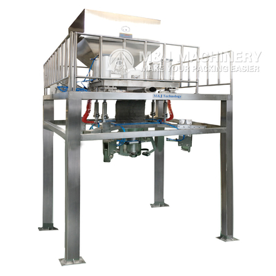110V Sand Big Bulk Bag Granular Semi Auto Filling Machine met PLC Bulk Sand Bagging Equipment 450 KG