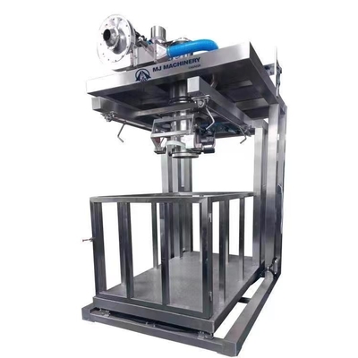 1 ton 2 ton pellets graan bulk bag verpakkingsmachine met houten verpakkingsmateriaal