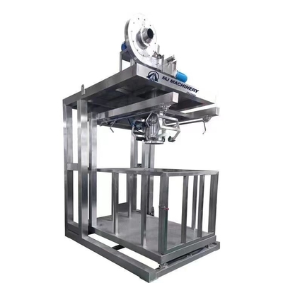 1 ton 2 ton pellets graan bulk bag verpakkingsmachine met houten verpakkingsmateriaal