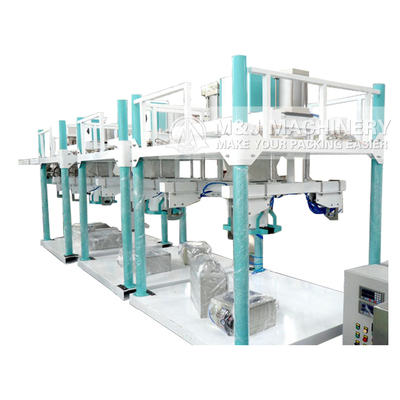 1 ton 2 ton pellets graan bulk bag verpakkingsmachine met houten verpakkingsmateriaal