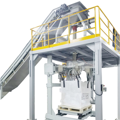 1-2 ton lithiumbatterij kathodemateriaal poedervulmachine voor bulk bag ton bag