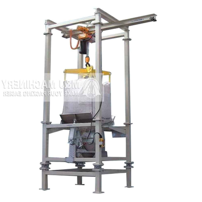 500 kg-1 ton zakontladingsmachine elektrisch aangedreven voor snel lossen van bulkmateriaal