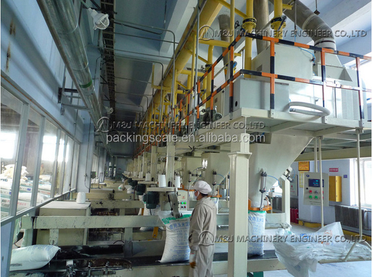 Verpakkingssysteem voor zakken voor 25 kg tarwemeel Machinery Hardware ISO9001 2008 Gecertificeerd
