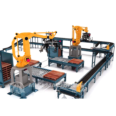 Volledig automatische machine voor het verpakken en palletiseren van meel 2500 kg