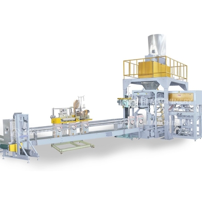 Volledig automatische machine voor het verpakken en palletiseren van meel 2500 kg