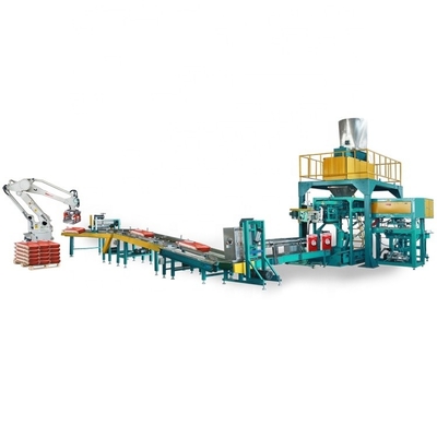 Volledig automatische machine voor het verpakken en palletiseren van meel 2500 kg