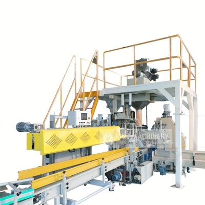 Precieze 2500 kg meststofzakmachine voor het wegen van verpakkingen en palletisering
