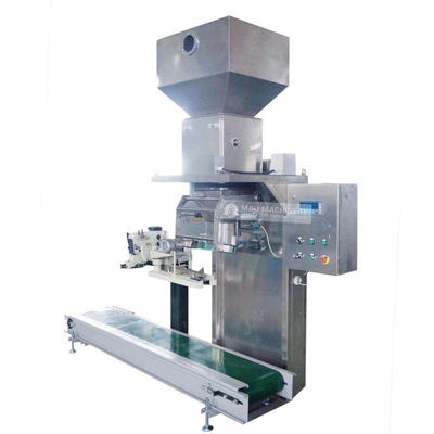 Voorwaarde PLC Core Pet Food Pneumatische verpakkingsmachine voor het vullen van papieren plastic zakken