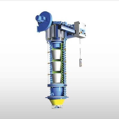 Elektrisch aangedreven type silo Truck Rice Grain Loading Cement Telescopische parachute
