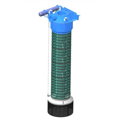 Elektrisch aangedreven type silo Truck Rice Grain Loading Cement Telescopische parachute