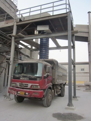 Elektrisch aangedreven type silo Truck Rice Grain Loading Cement Telescopische parachute