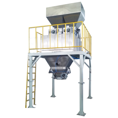 Vollediging voor de voedings- en chemische industrie 25 kg half-automatische grote zakvulmachine