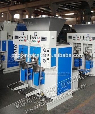 Vatenverpakking Type 2kw Spout Cement Packer voor 25kg 50kg Valve Bag Cement Scale