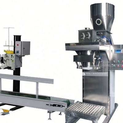 Verpakkingsmachine met etiketteringsfunctie 25 kg voor de vraag en spanning van de klant