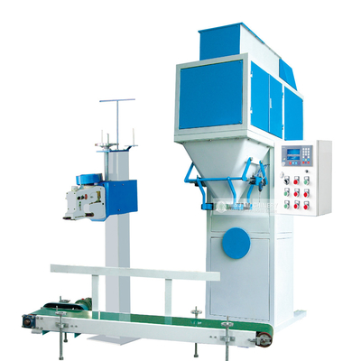 Verpakkingsmachine met etiketteringsfunctie 25 kg voor de vraag en spanning van de klant