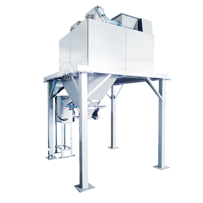 25kg 50kg Wheat Bran Bagging Machine met hoge verpakkingssnelheid en 3*0.8*2.8m Grootte