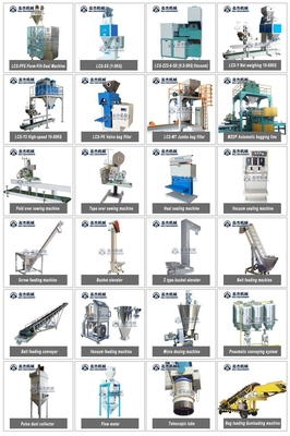 25kg 50kg Wheat Bran Bagging Machine met hoge verpakkingssnelheid en 3*0.8*2.8m Grootte