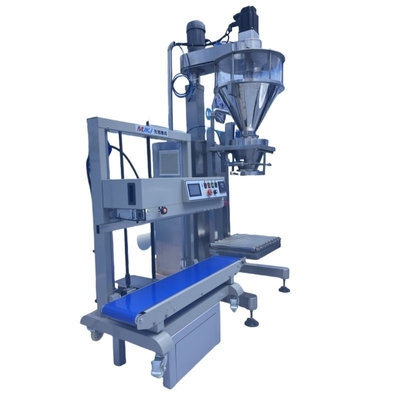 Halfautomatische zoutverpakkingsmachine voor poederzakken en -zakjes van 5 kg, 10 kg, 20 kg, 25 kg en 50 kg