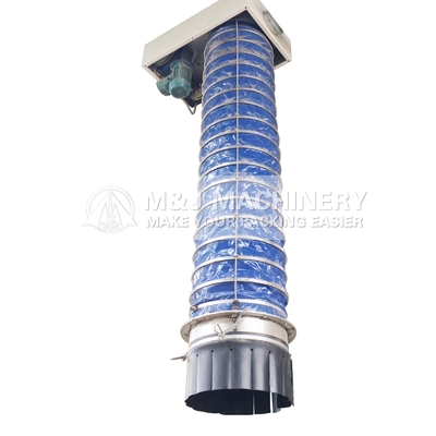Elektrisch aangedreven type cementpoeder telescopische chute voor vrachtwagenspanning 380/220v