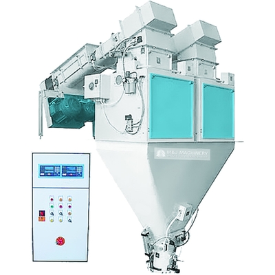25 kg 50 kg half-automatische meststofzakmachine voor verpakking van biologische meststoffen