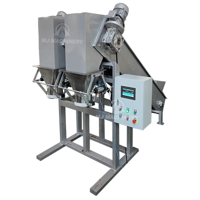 Op maat gemaakte knoflookverpakkingsmachine Net Bag Machine Mesh Filling Machine 2100 L X 900 W X 1290 H mm