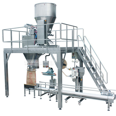 25 kg 50 kg automatische koffiebonen granulaten verpakkingsmachine met elektrische aandrijving