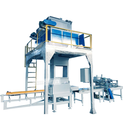 Halfautomatische 5-25 kg turfbodem meststof verpakkingsmachine met aangepaste spanning