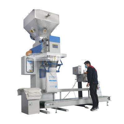 Halfautomatische 5-25 kg turfbodem meststof verpakkingsmachine met aangepaste spanning