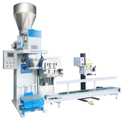 Halfautomatische 5-25 kg turfbodem meststof verpakkingsmachine met aangepaste spanning