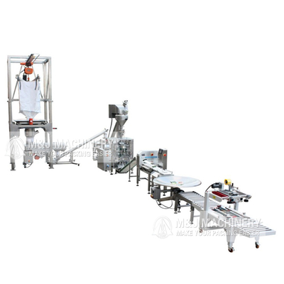 Spoedpoederontlading Bulk Bag Unloader-systeem voor verpakkingsmachines