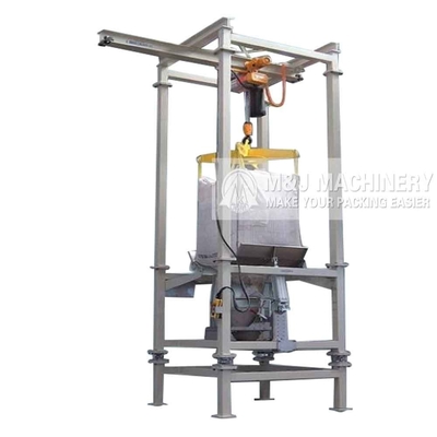 Spoedpoederontlading Bulk Bag Unloader-systeem voor verpakkingsmachines